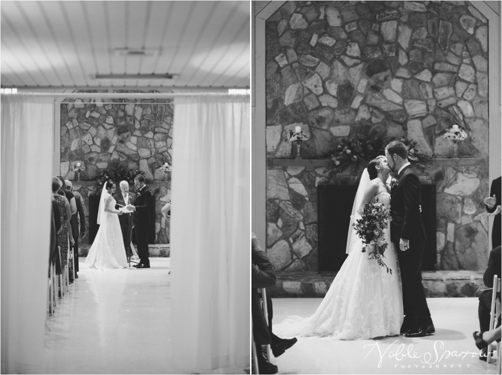 Beautiful fall, rainy day wedding, at the Shamrock Community Building in Jonesboro, Georgia