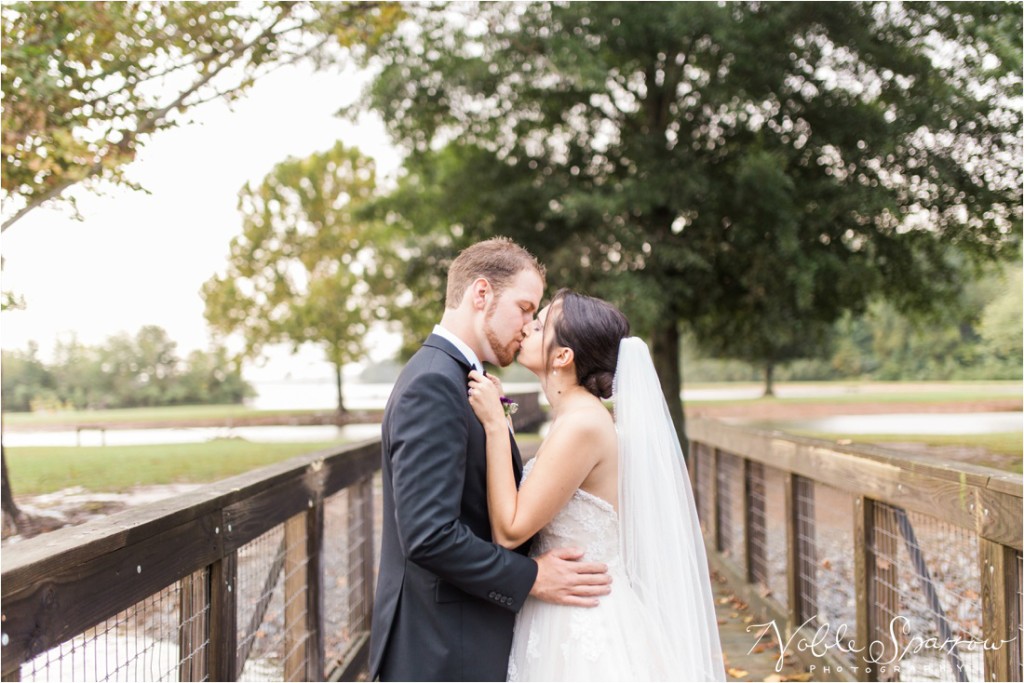 Beautiful fall, rainy day wedding, at the Shamrock Community Building in Jonesboro, Georgia