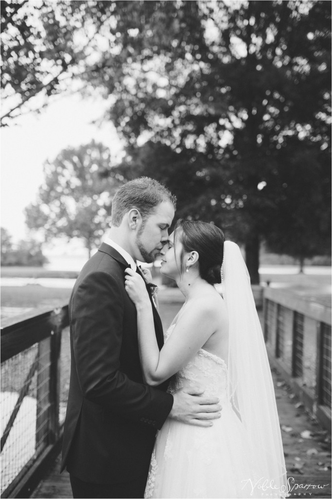 Beautiful fall, rainy day wedding, at the Shamrock Community Building in Jonesboro, Georgia