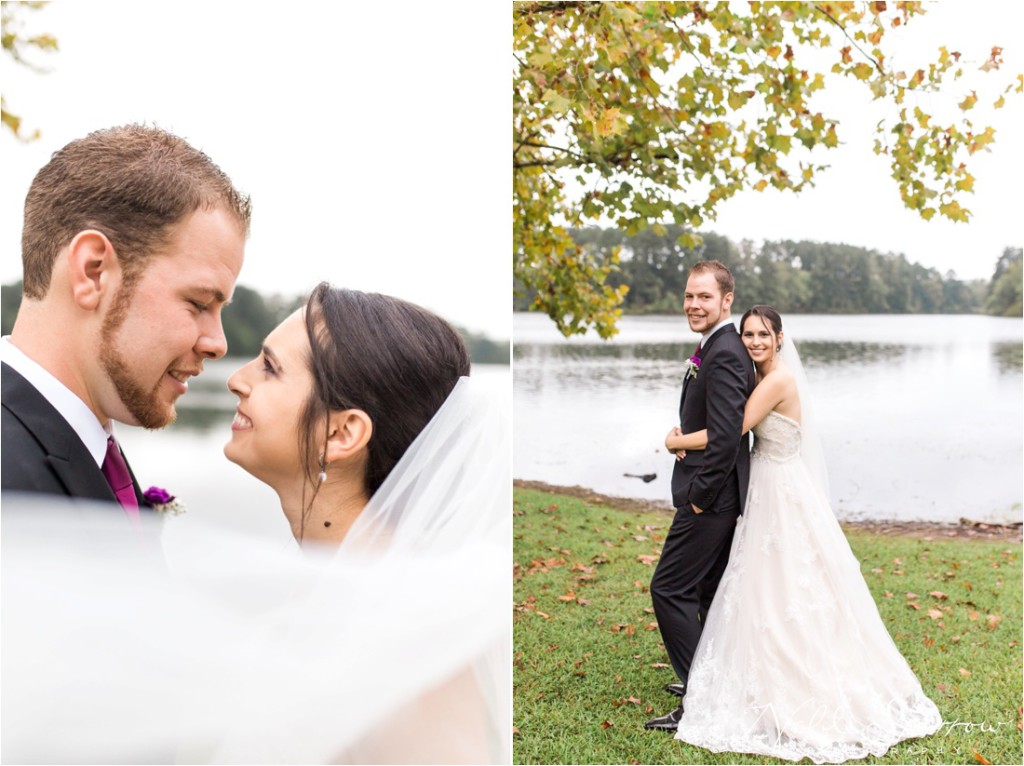 Beautiful fall, rainy day wedding, at the Shamrock Community Building in Jonesboro, Georgia