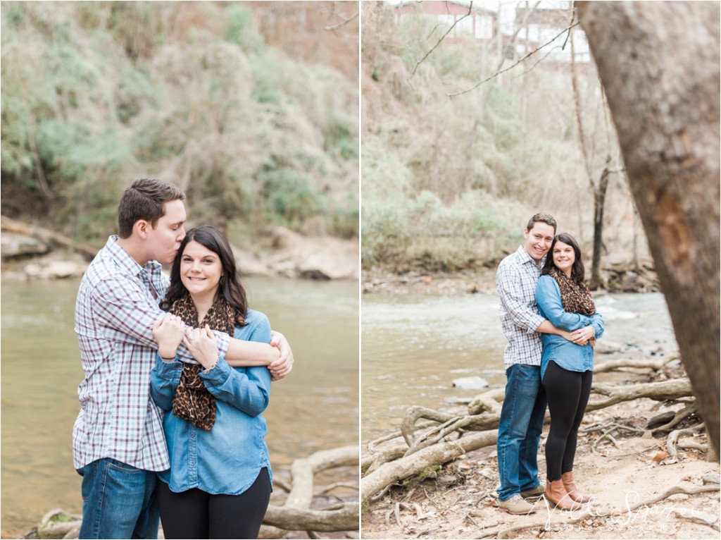 Romantic Engagement Session at Roswell Mill - Atlanta Wedding Photographer