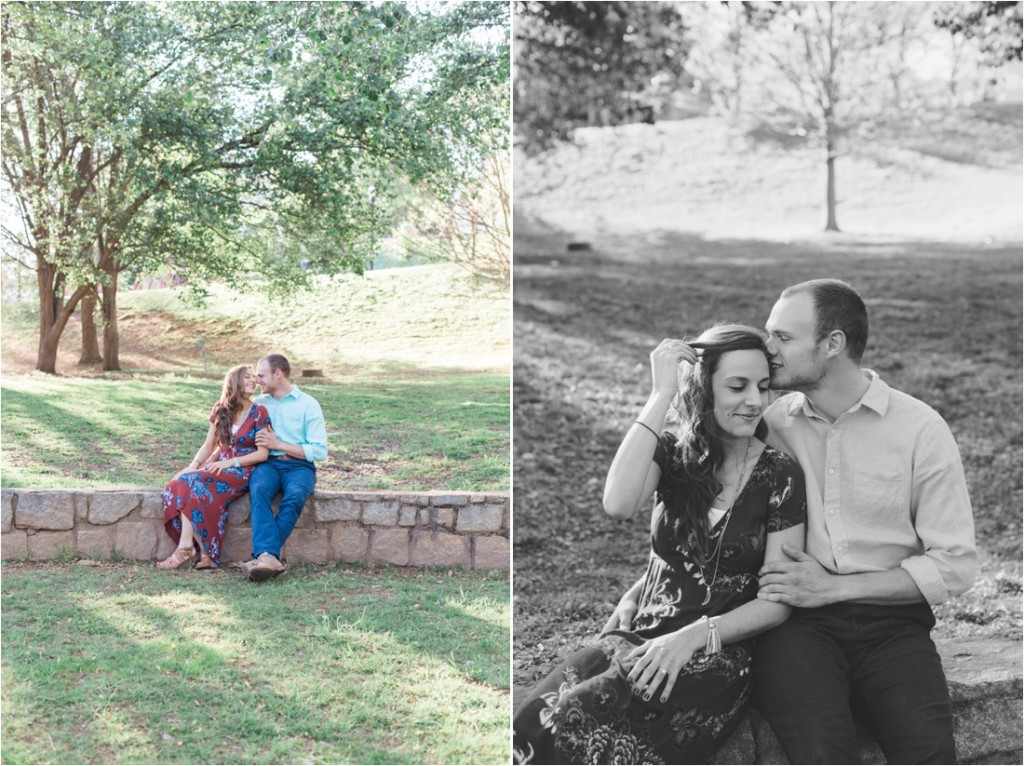 Piedmont Park Atlanta, Georgia Engagement Pictures - Atlanta Engagement Session - Atlanta Wedding Photographer 