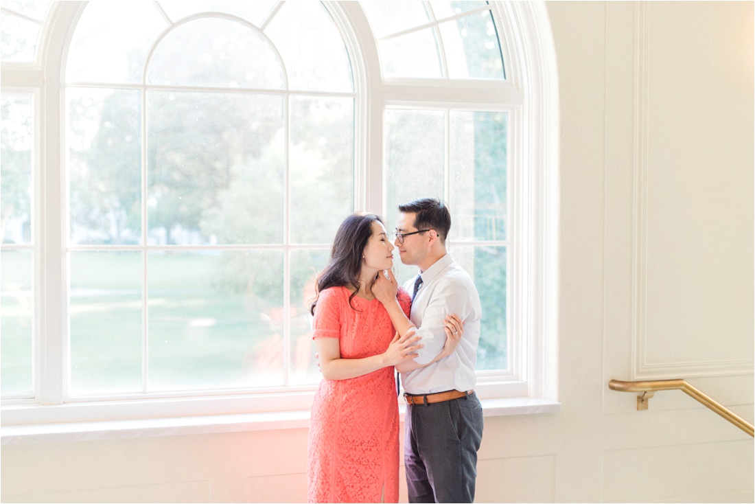 Fine Art, light and airy Engagement Session at Emory University's beautiful campus by Noble Sparrow Photography in Atlanta, Ga