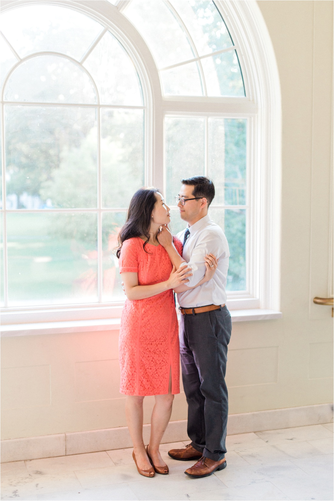 Fine Art, light and airy Engagement Session at Emory University's beautiful campus by Noble Sparrow Photography in Atlanta, Ga.